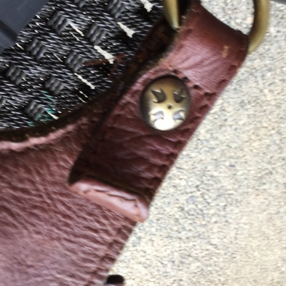 Patricia Nash vintage leather purse bag crossbody travel club vacay western - Picture 4 of 14